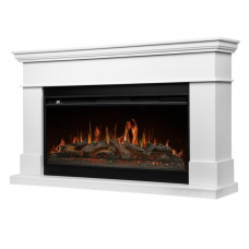 Каминокомплект: Очаг Royal Thermo Аврора RTFP/P-AR40LS, портал Калифорния 42/40/36 белый